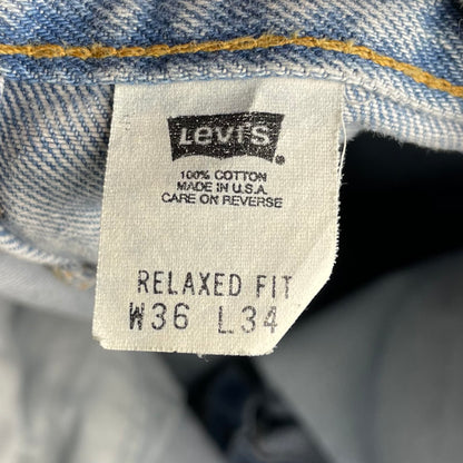 VINTAGE 2001 BROWN TAB RELAXED FIT LEVI’S JEANS - 36x34