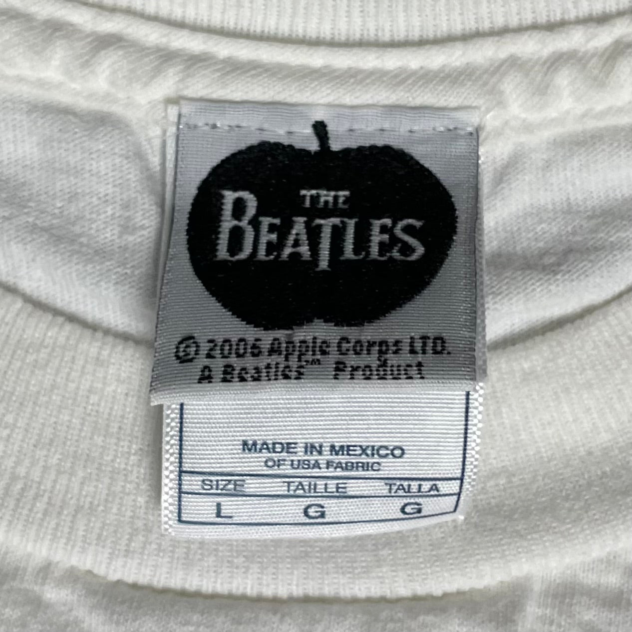 2006 THE BEATLES WHITE ALBUM T SHIRT - L