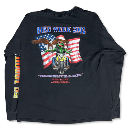 VINTAGE 2002 FROGGY’S BIKE WEEK LONG SLEEVE - XL