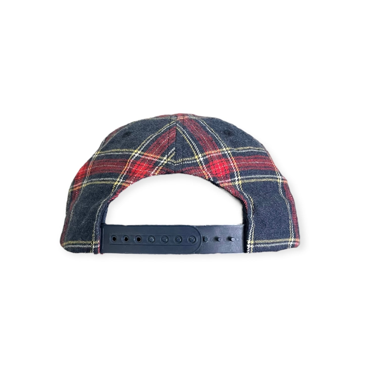 VINTAGE 90s OBEY PLAID SNAPBACK HAT - OS