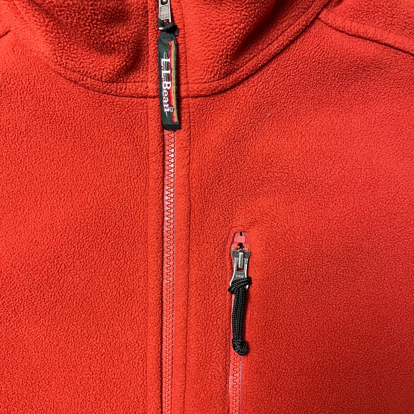 LL BEAN FLEECE ZIP UP - L