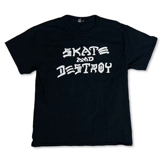 Y2K SKATE AND DESTROY T SHIRT - M