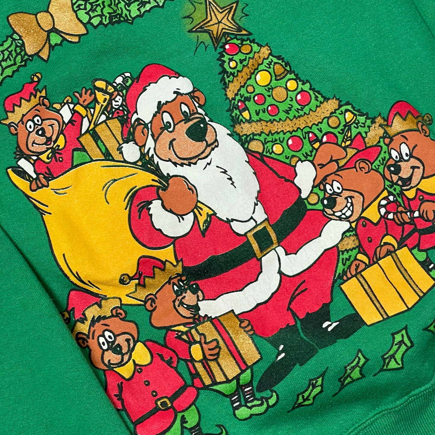 VINTAGE 90s CHRISTMAS BEARS SWEATSHIRT - YOUTH XL