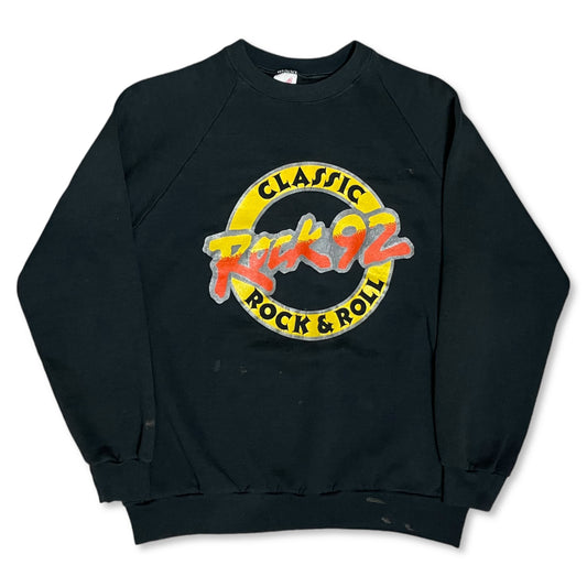 VINTAGE 90s ROCK & ROLL SWEATSHIRT - XL