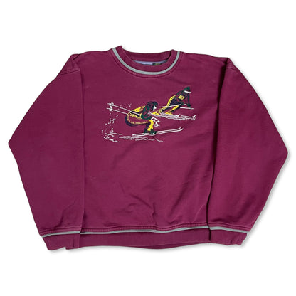 VINATGE SKIERS SWEATSHIRT - M