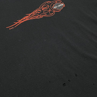 VINTAGE HARLEY DAVIDSON FLAME T SHIRT - XXL