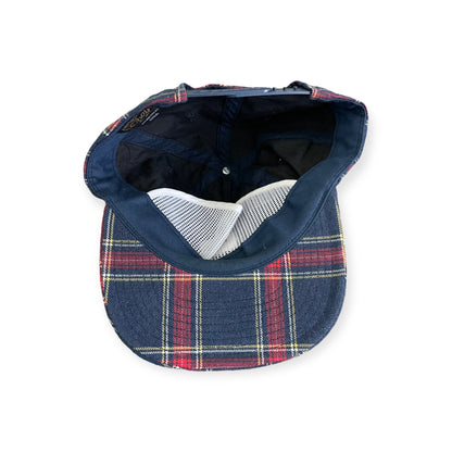 VINTAGE 90s OBEY PLAID SNAPBACK HAT - OS