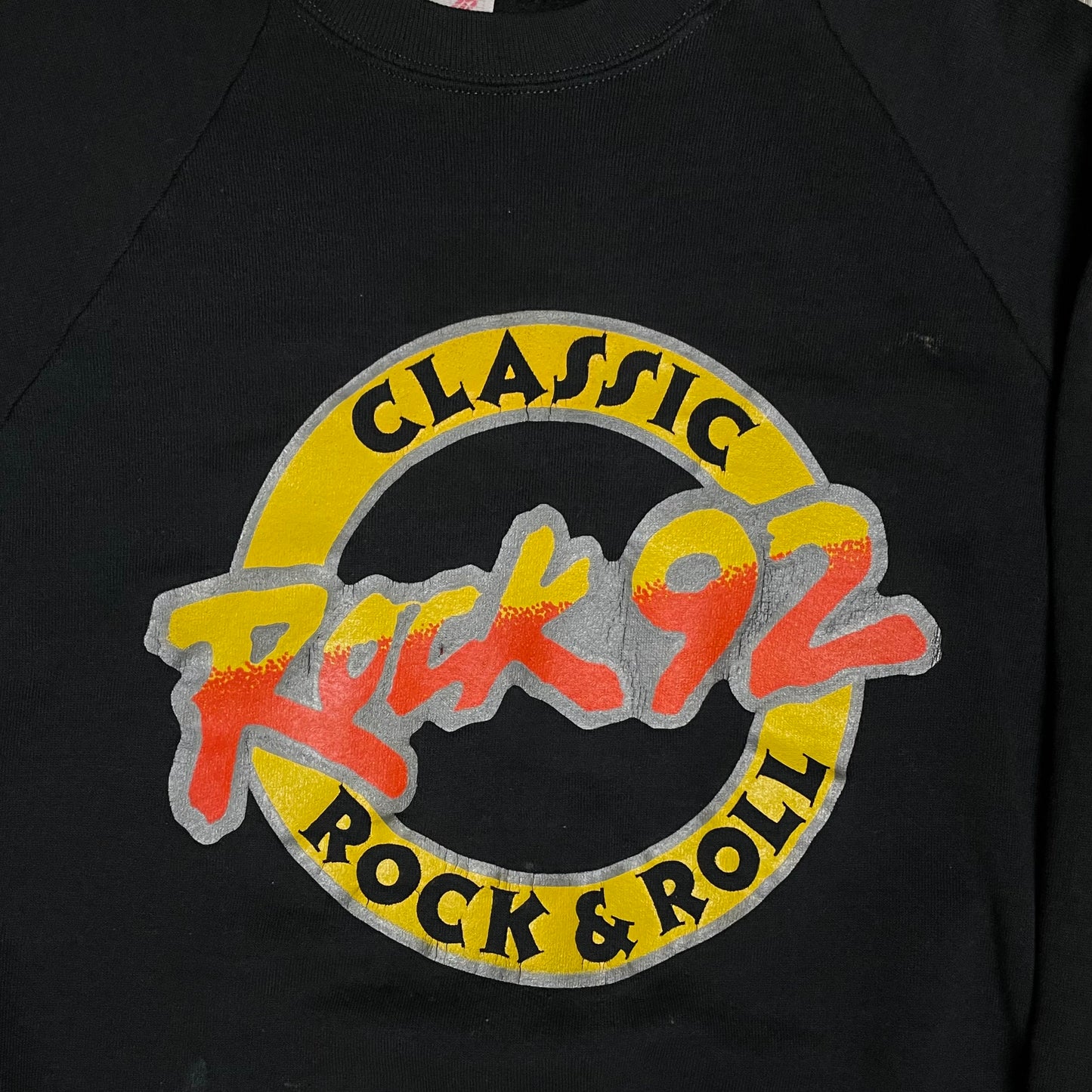 VINTAGE 90s ROCK & ROLL SWEATSHIRT - XL