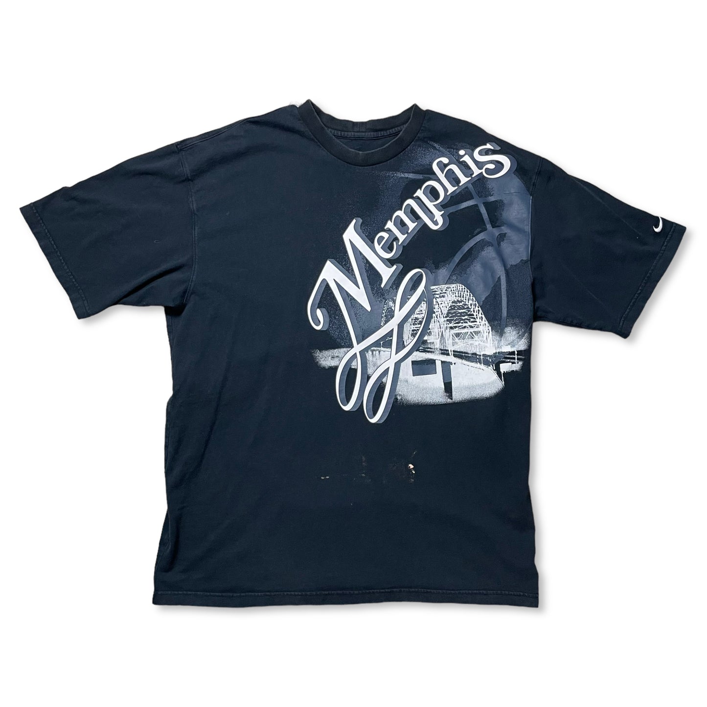 VINTAGE NIKE MEMPHIS BASKETBALL T SHIRT - XXXL