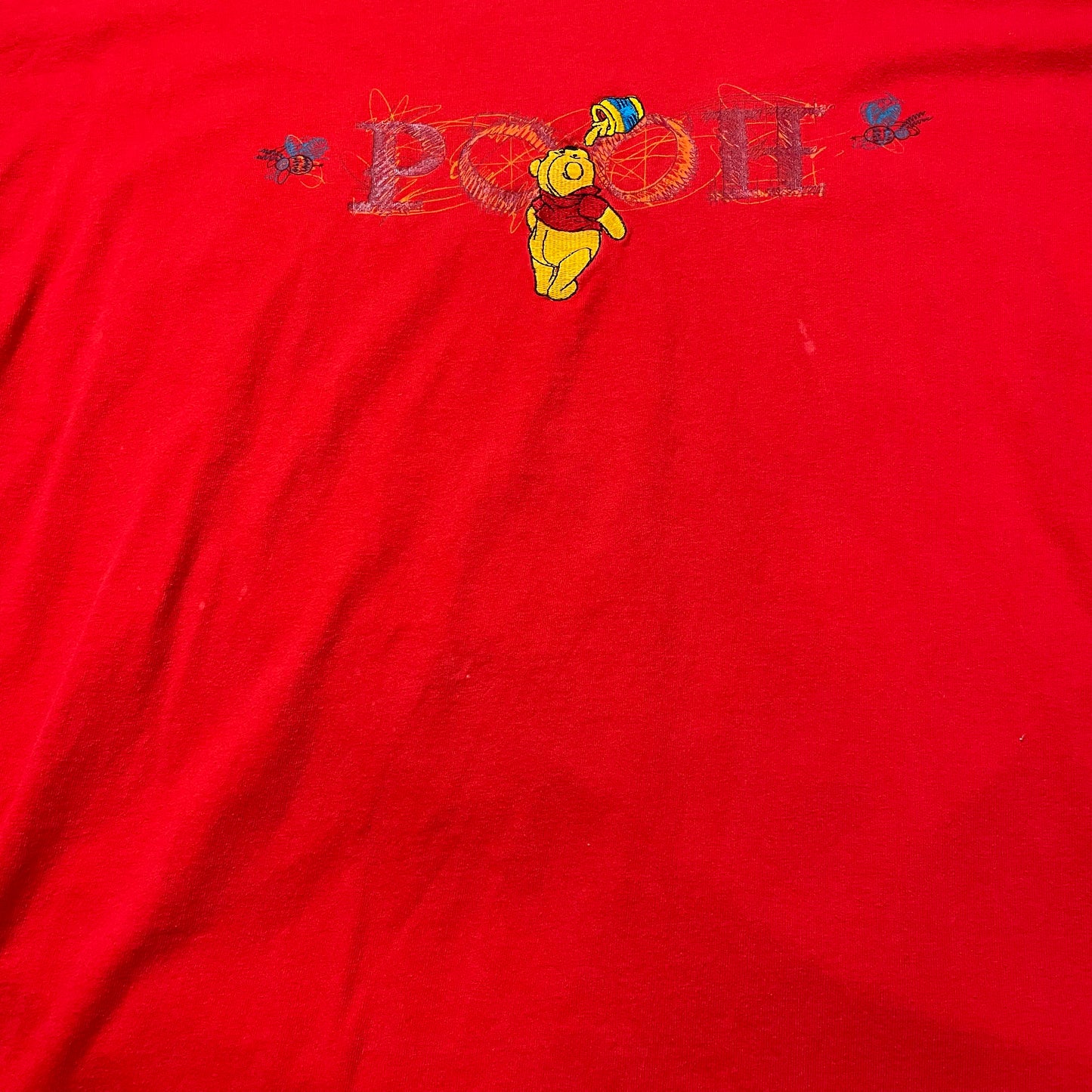 WINNIE THE POOH EMBROIDERED T SHIRT - L/XL