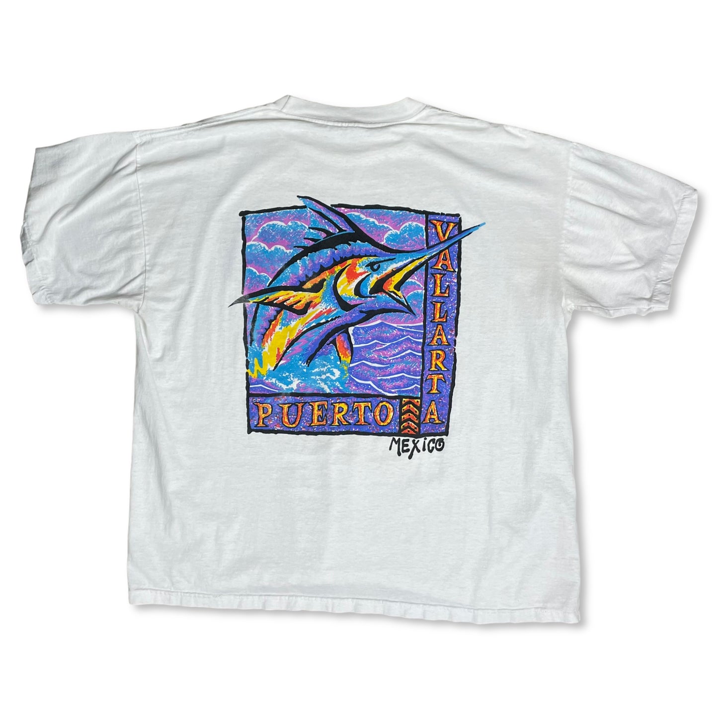 VINTAGE PUERTO VALLARTA SWORDFISH T SHIRT - OS