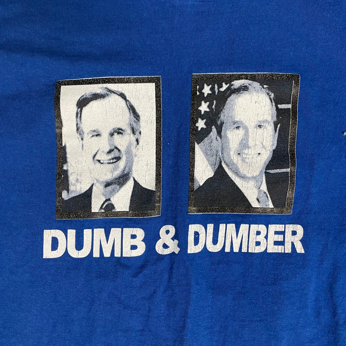 VINTAGE DUMB & DUMBER POLITICAL T SHIRT - L