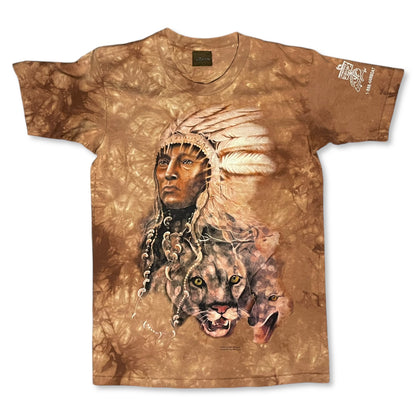 VINTAGE 90s THE MOUNTAIN NATIVE T SHIRT - L