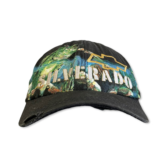 CHEVY SILVERADO FISHING AOP SNAPBACK HAT - OS