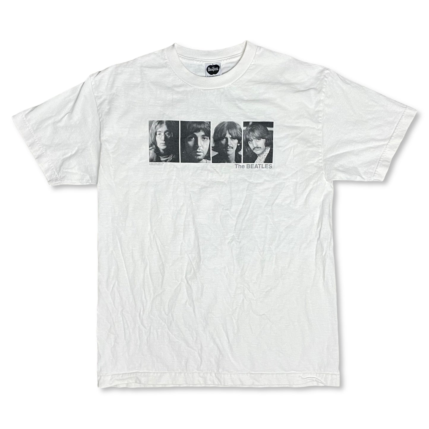 2006 THE BEATLES WHITE ALBUM T SHIRT - L