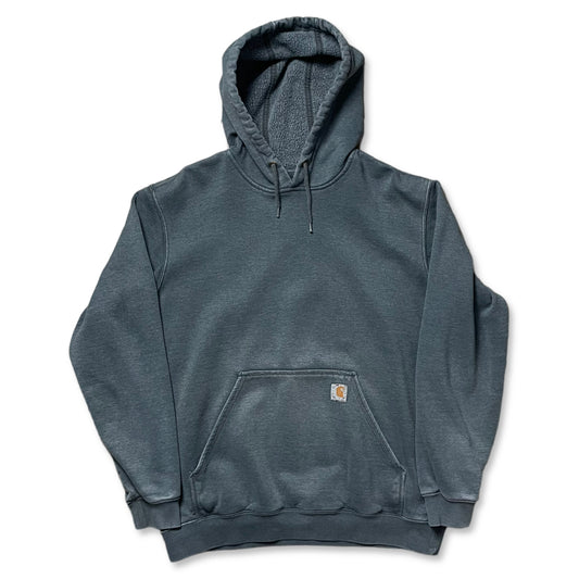 CHARCOAL GREY CARHARTT HOODIE - L