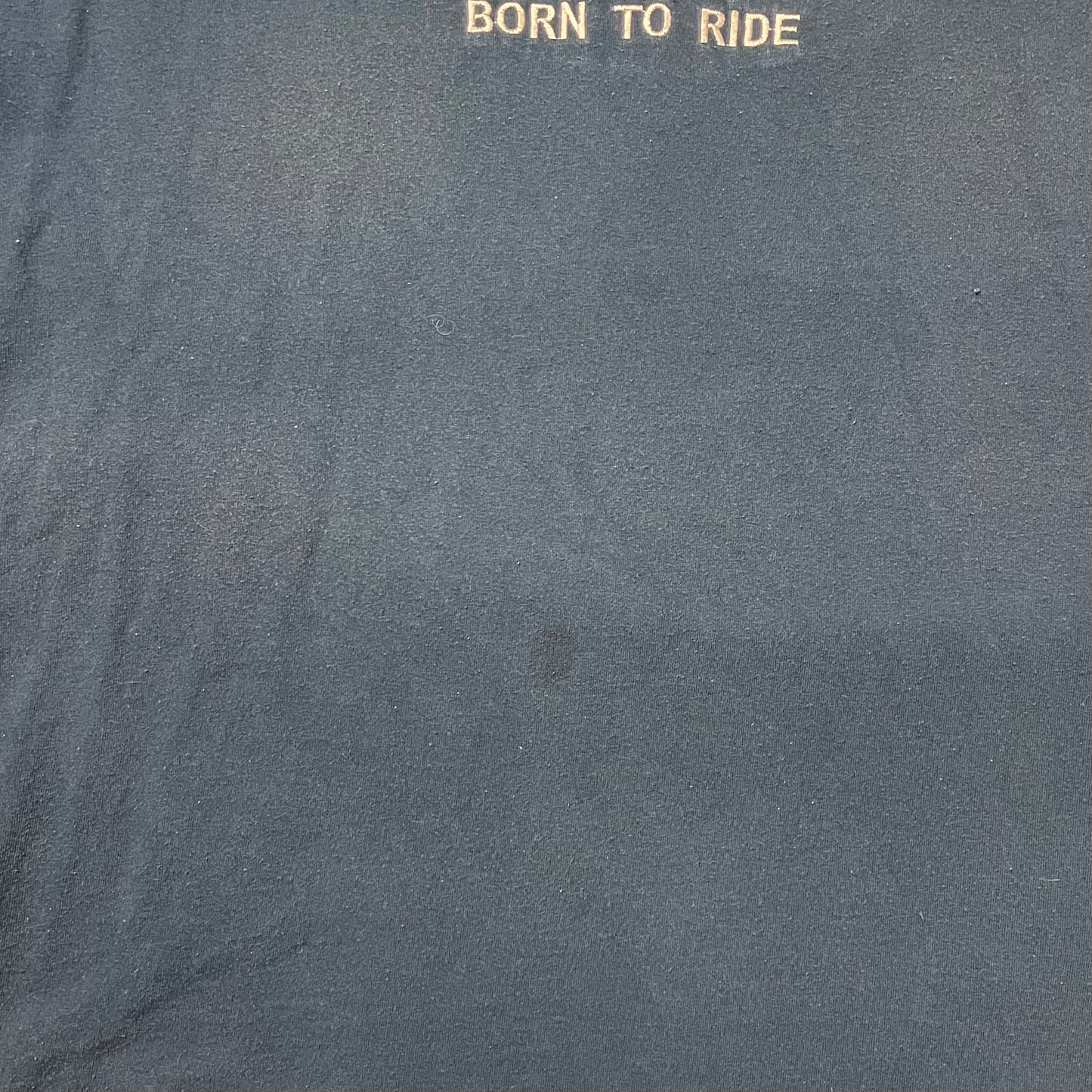 BORN TO RIDE EMBROIDERED BIKER T SHIRT - XXL