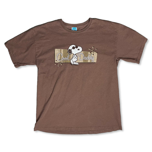 SNOOPY COOL DADDY PEANUTS T SHIRT - L