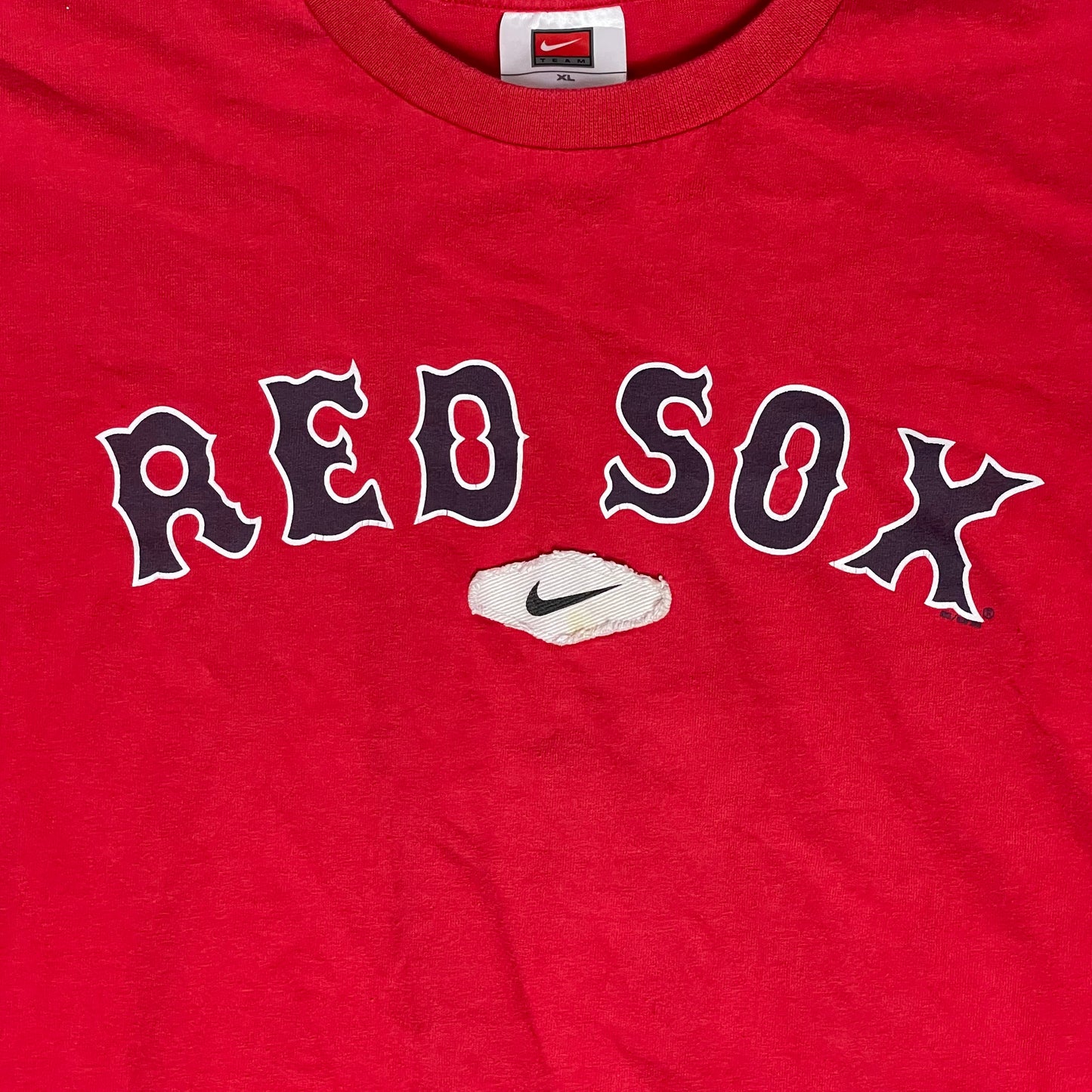 VINTAGE 2004 NIKE RED SOX T SHIRT - XL