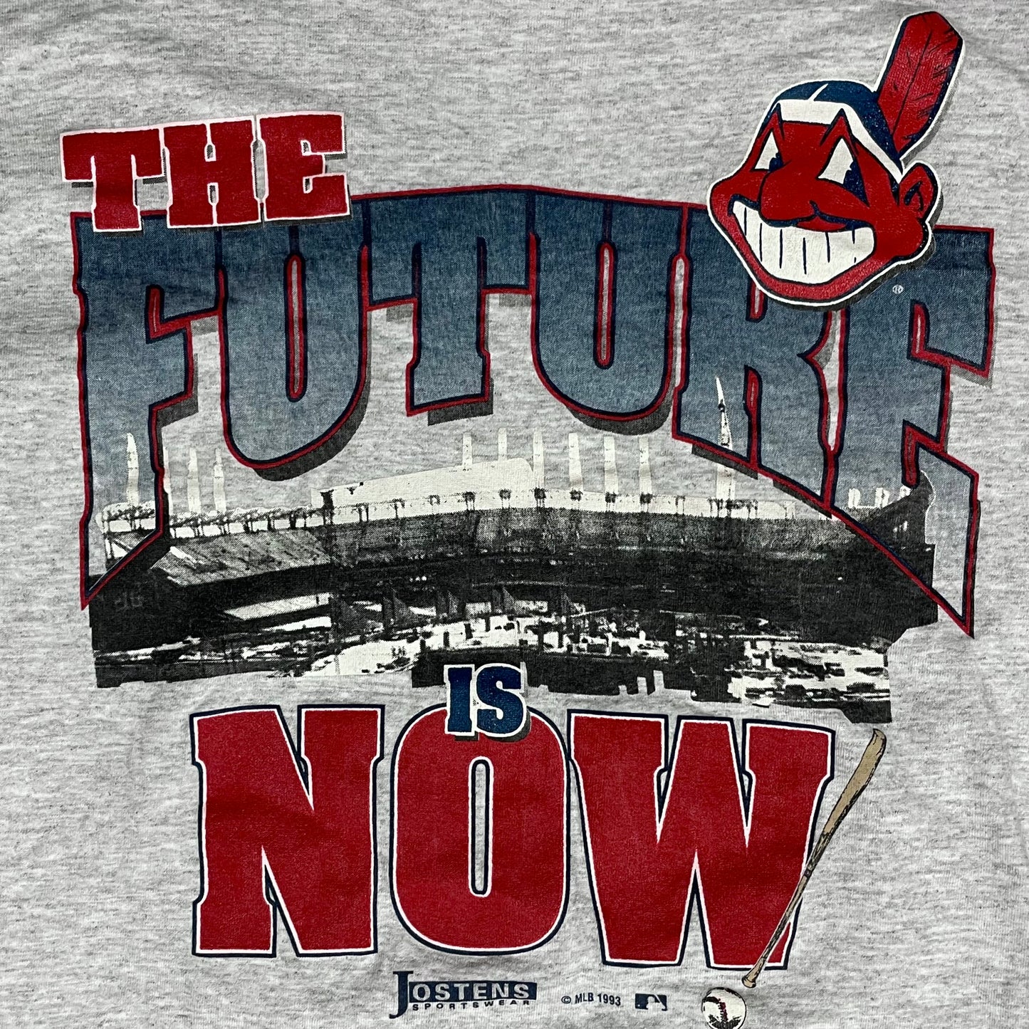 VINTAGE 1993 CLEVELAND INDIANS T SHIRT - M