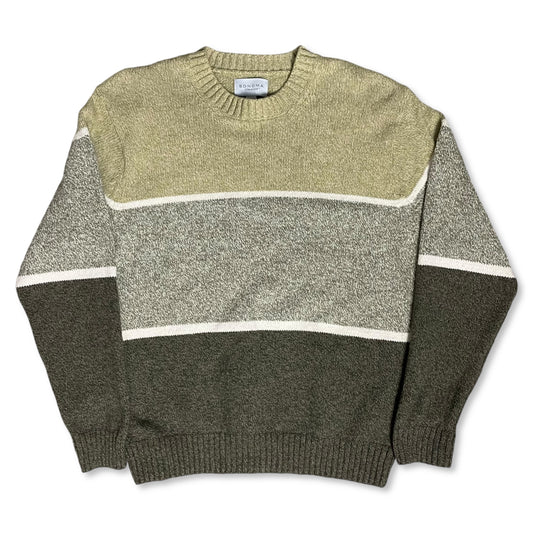 COLORBLOCK SWEATER - L