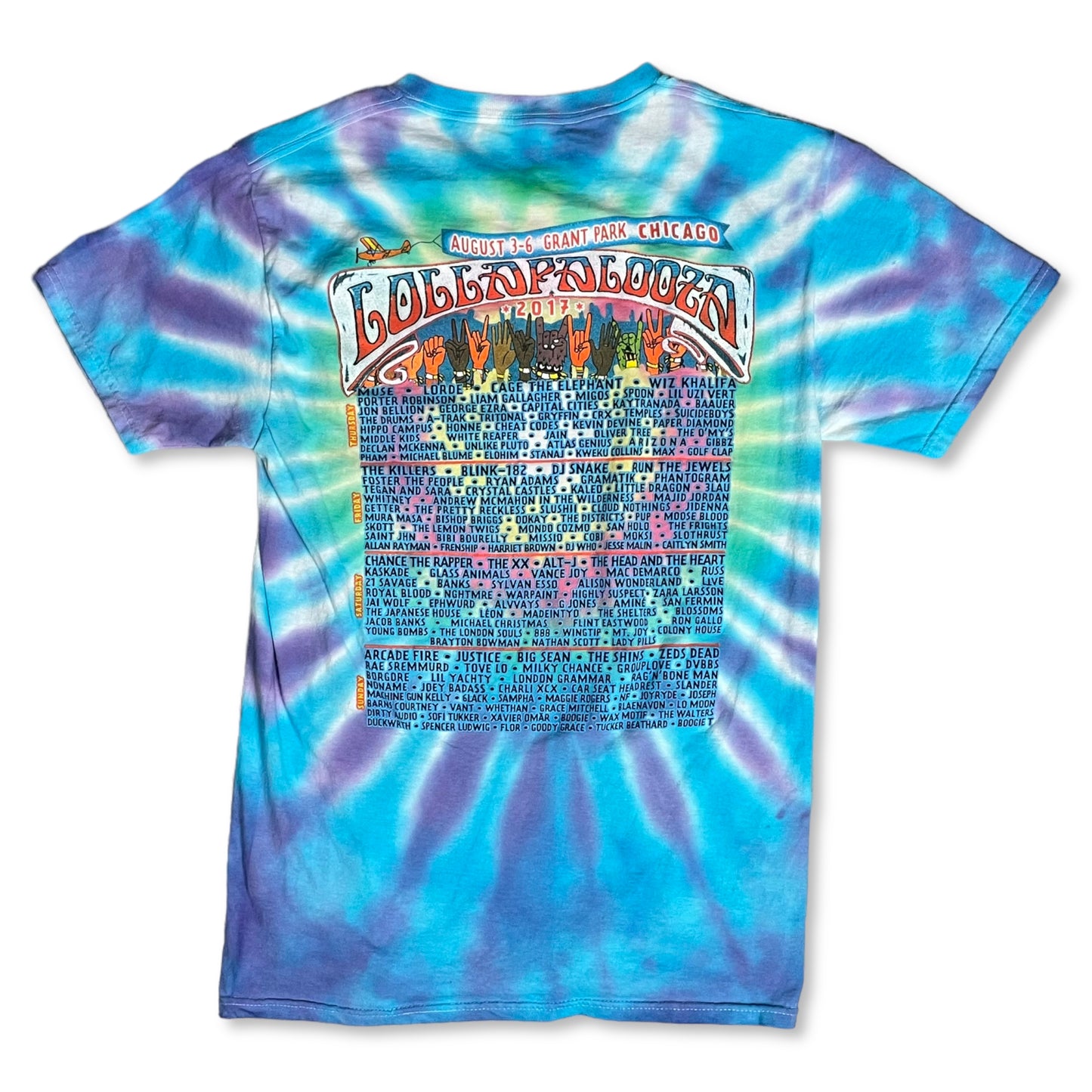 2017 LOLLAPALOOZA T SHIRT - XS