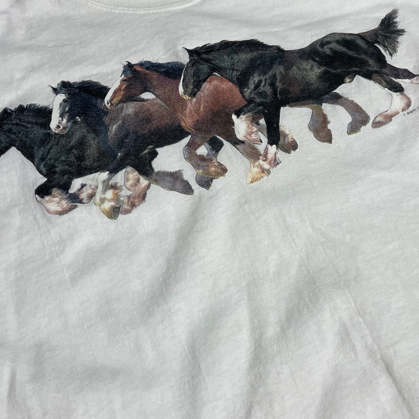 VINTAGE HORSES T SHIRT - M