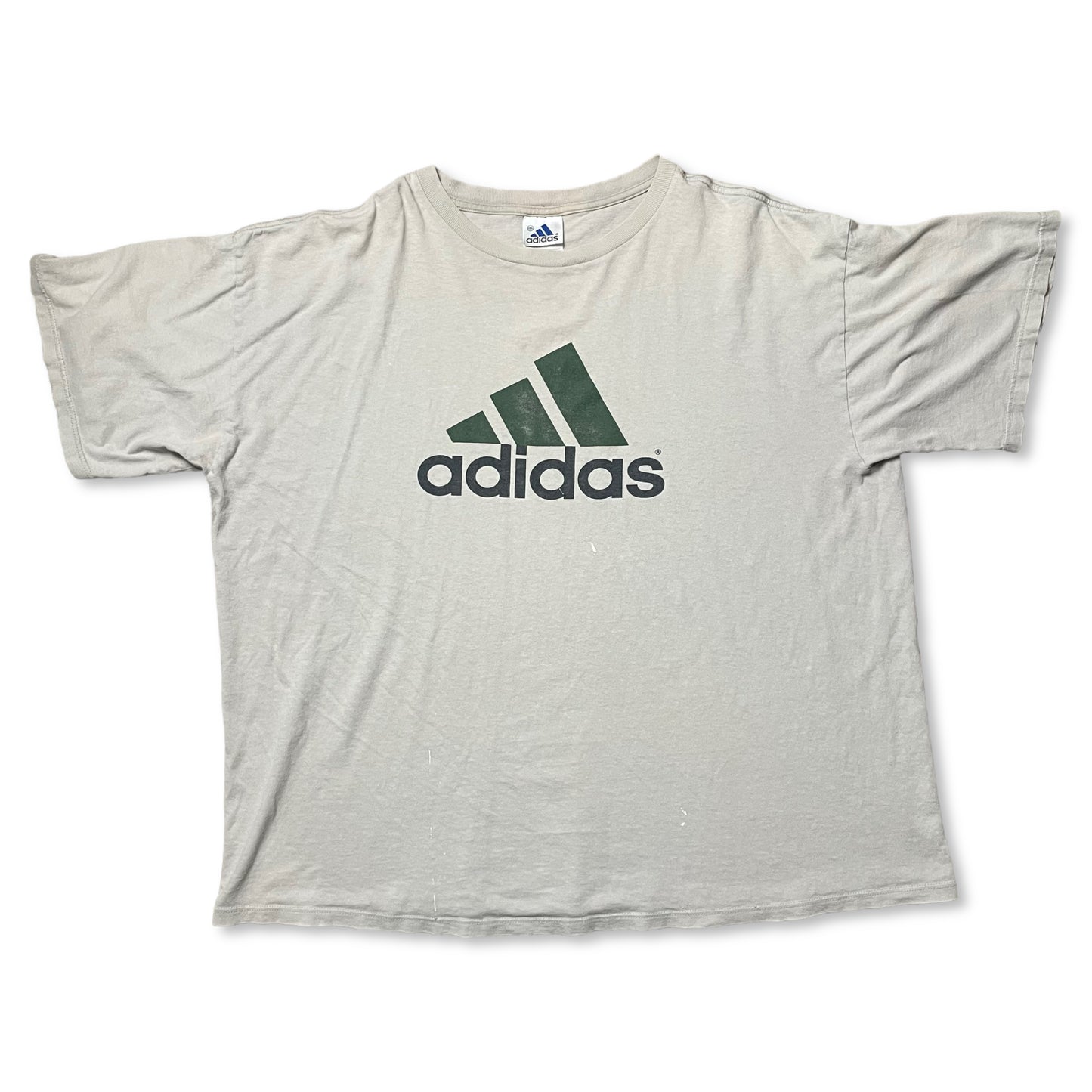 VINTAGE ADIDAS LOGO T SHIRT - XXL