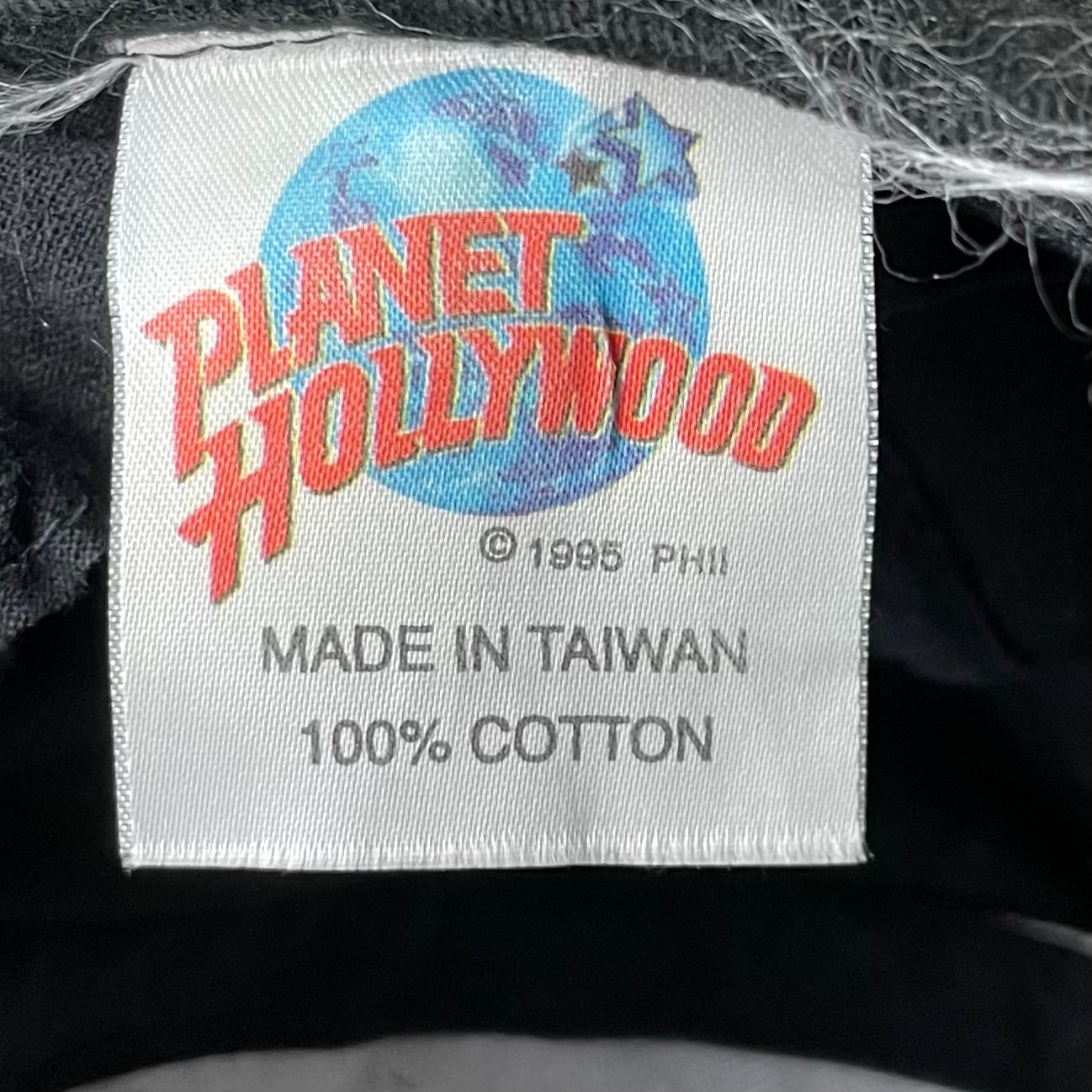 VINTAGE 1995 PLANET HOLLYWOOD SNAPBACK HAT - OS