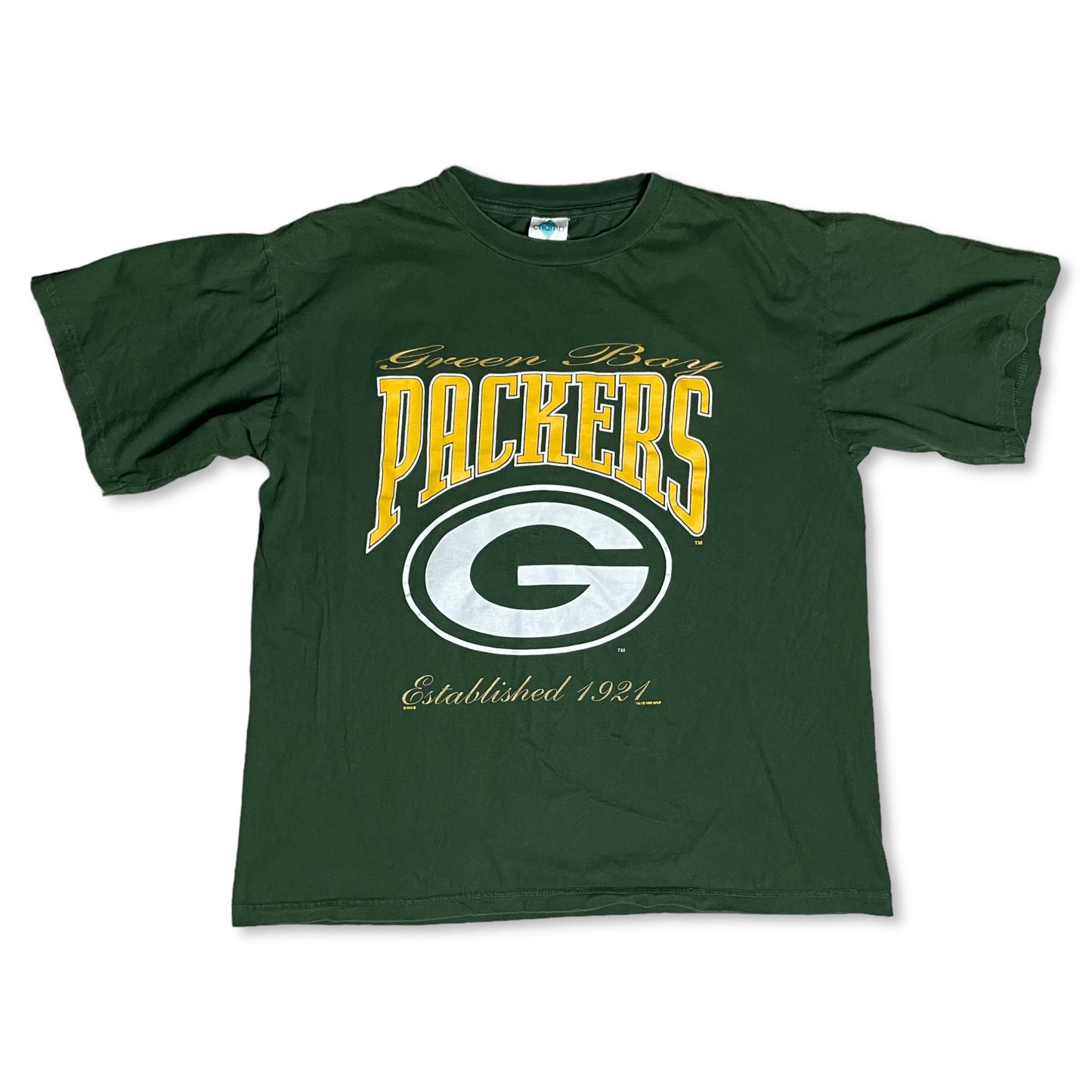 VINTAGE 1997 GREEN BAY PACKERS T SHIRT - XXL