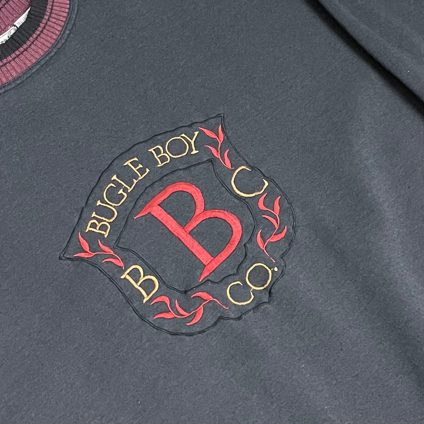 VINTAGE 90s BUGLE BOY CREWNECK SWEATSHIRT - L