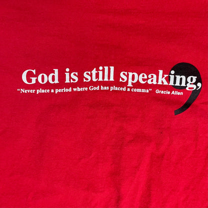 VINTAGE GOD IS STILL SPEAKING T SHIRT - XL