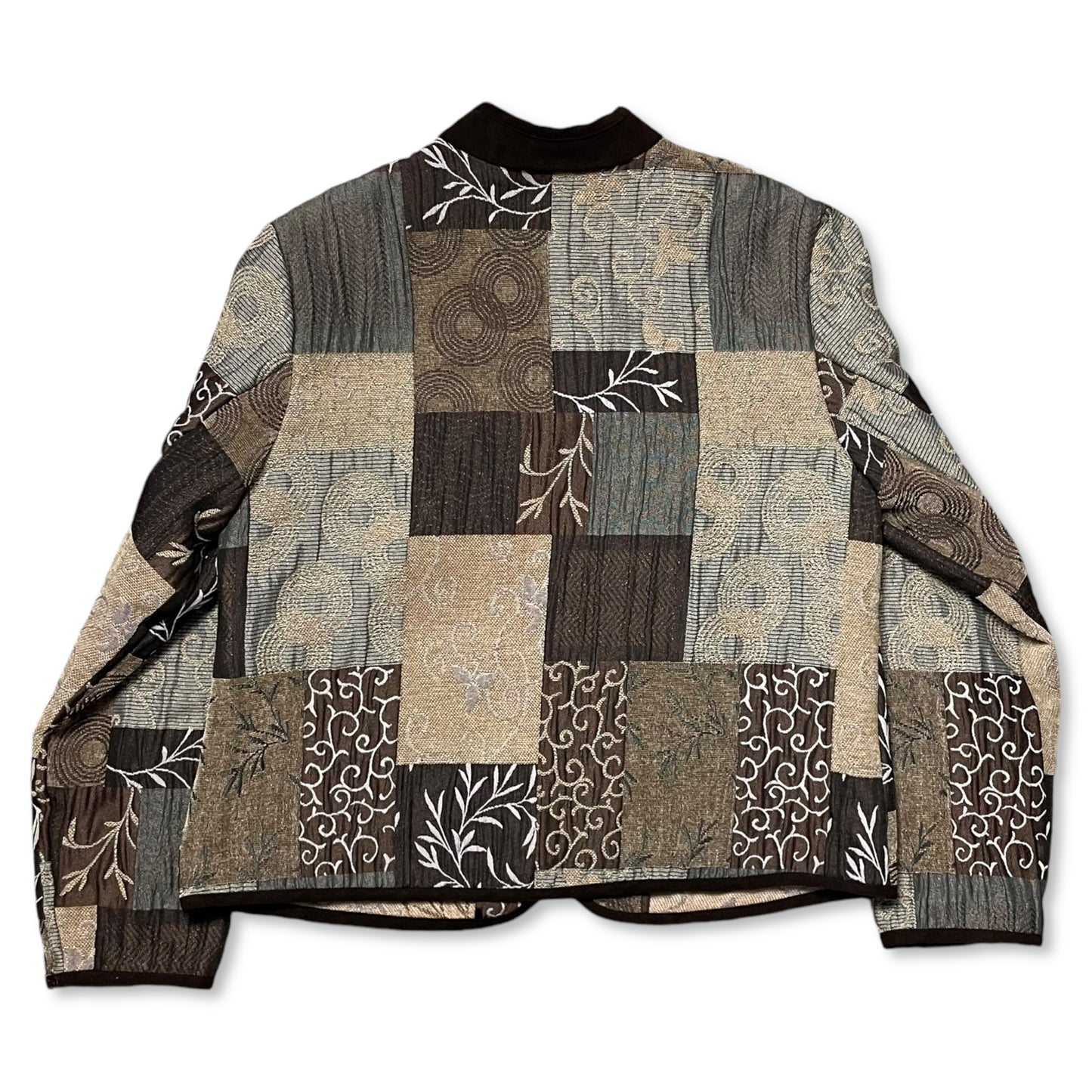 PATCHWORK STYLE JACKET - WOMEN’S L