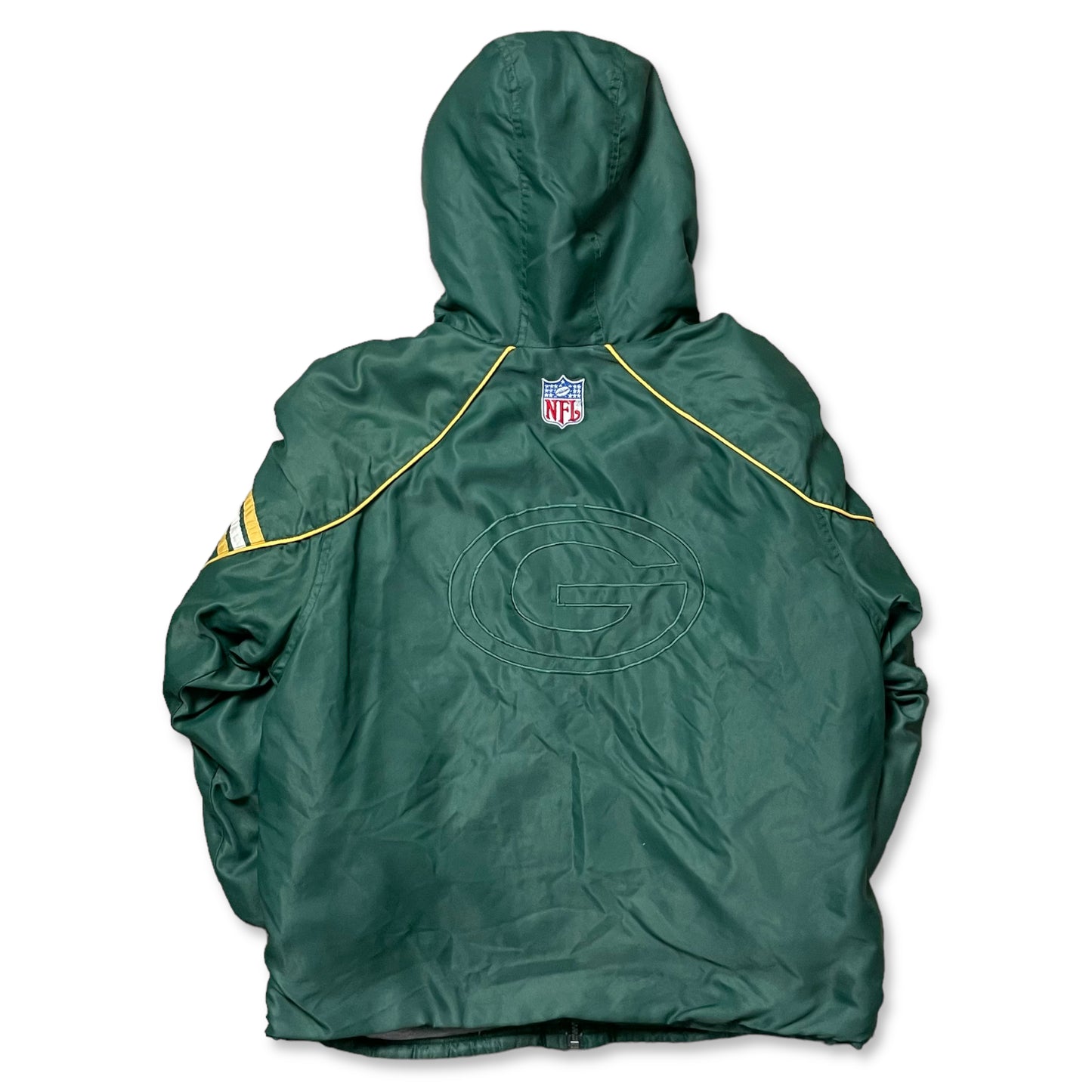 VINTAGE ADIDAS PACKERS JACKET - YOUTH L