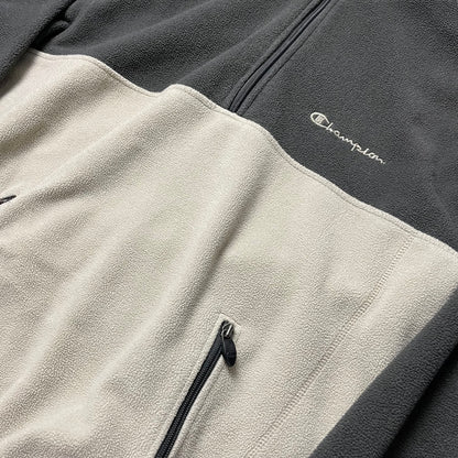 CHAMPION 1/4 ZIP FLEECE - M