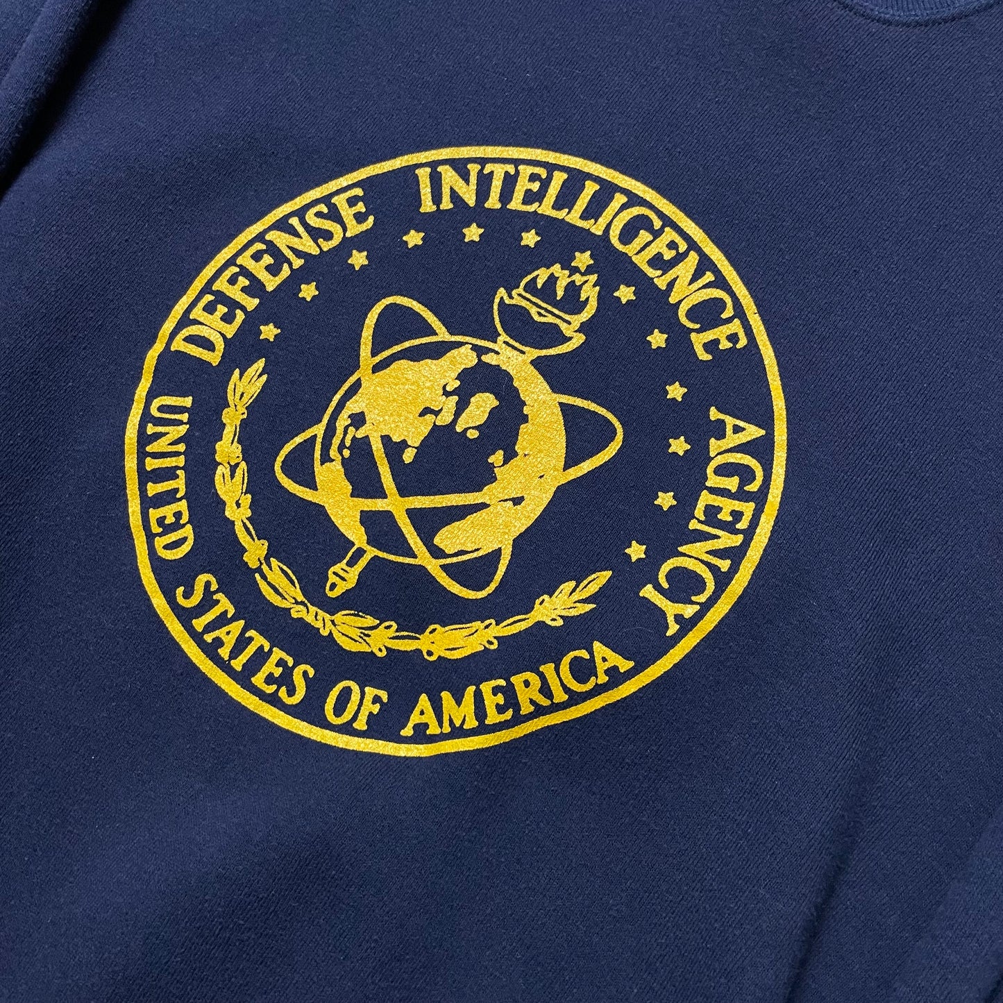 VINTAGE 80s DEFENSE INTELLIGENCE AGENCY SWEATSHIRT - XL