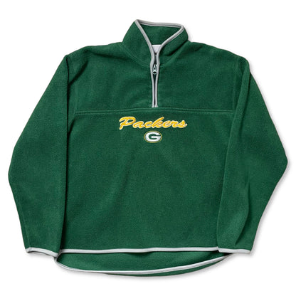 VINTAGE PACKERS FLEECE QUARTER ZIP - WOMEN’S M