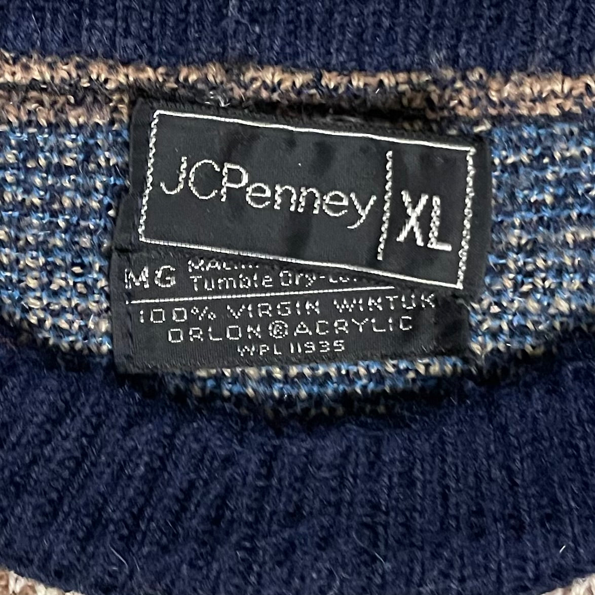 VINTAGE 80s JC PENNY SWEATER - S