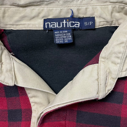 VINTAGE NAUTICA LONG SLEEVE POLO - S