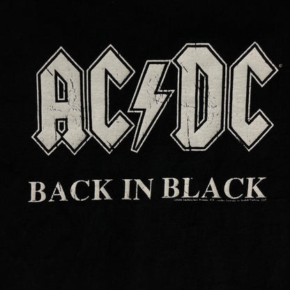 VINTAGE 2004 AC DC BACK IN BLACK T SHIRT - M