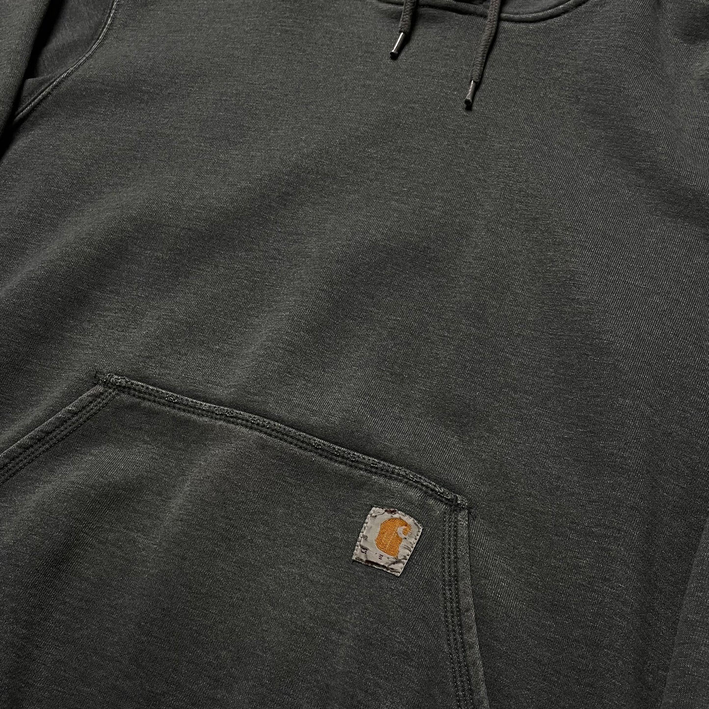 CHARCOAL GREY CARHARTT HOODIE - L