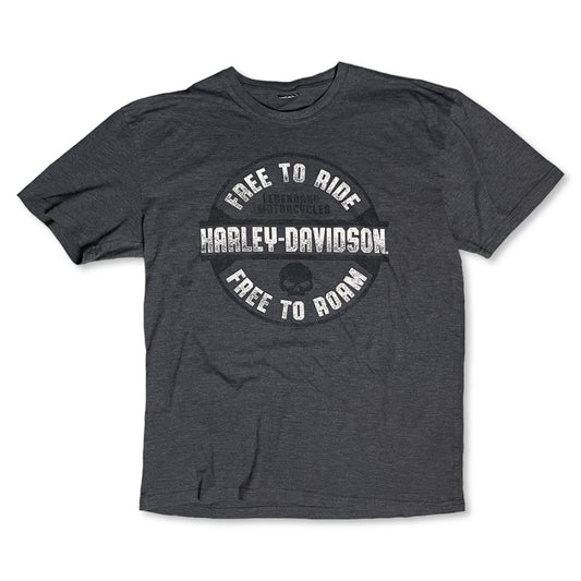 HARLEY DAVIDSON FREE TO RIDE T SHIRT - L