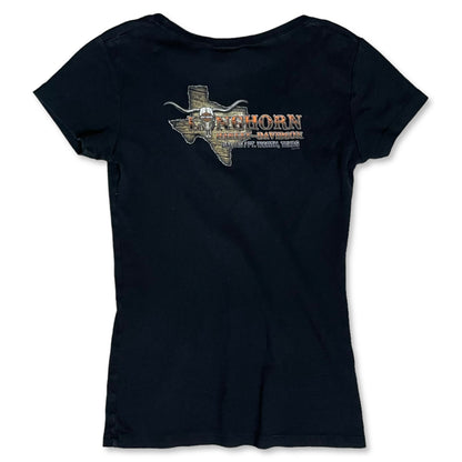 HARLEY DAVIDSON LONGHORN T SHIRT - WOMEN’S M