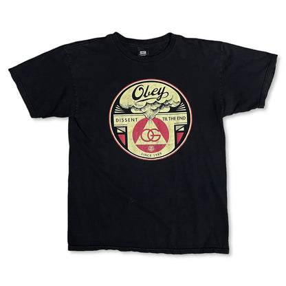 OBEY DISSENT T SHIRT - M