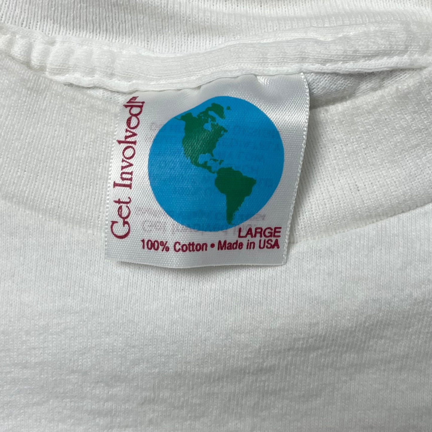 VINTAGE GET INVOLVED WILDERNESS T SHIRT - L