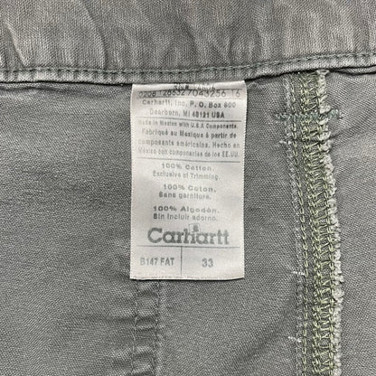 2008 CARHARTT CARGO WORK SHORTS - 33x10