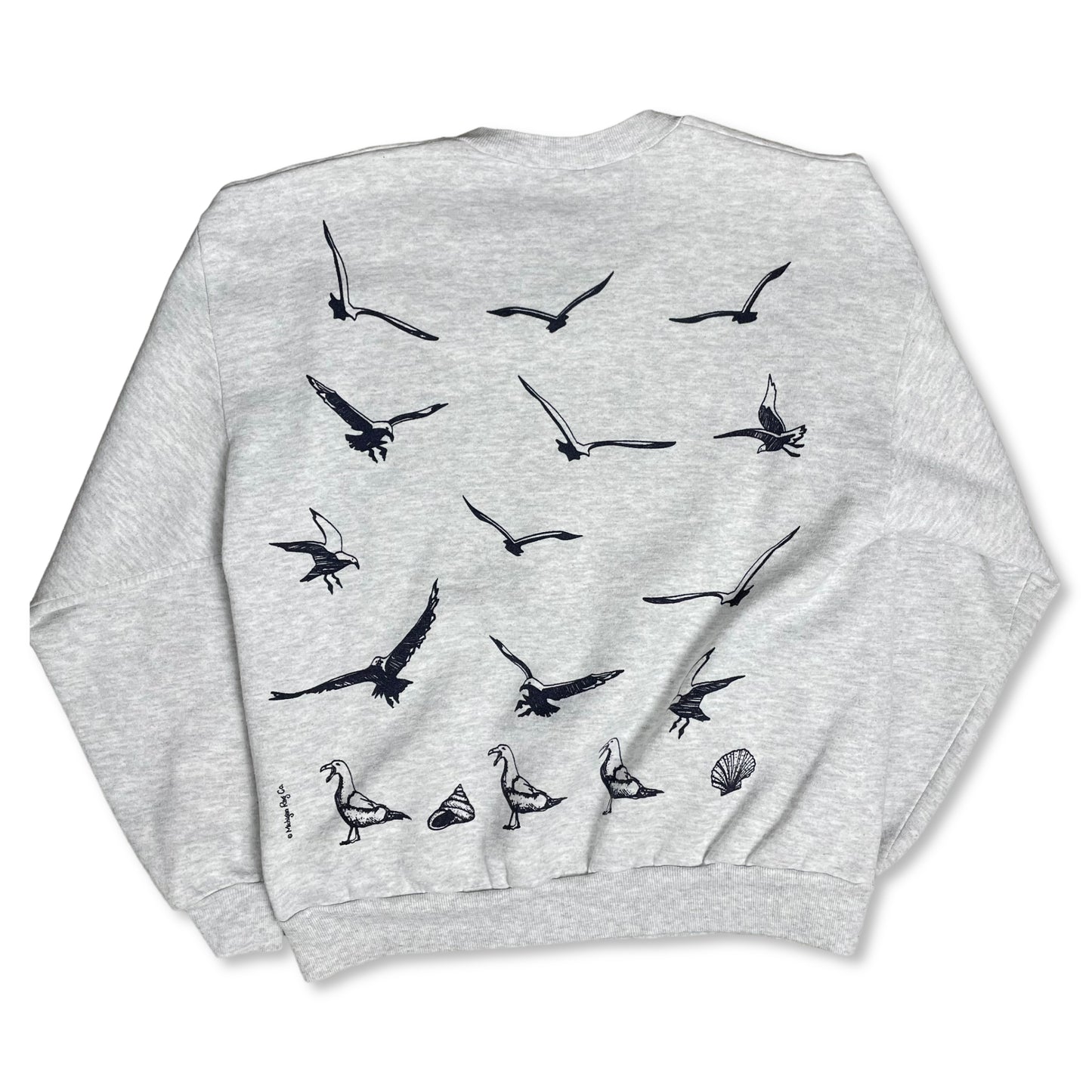 VINTAGE SEAGULL AOP SWEATSHIRT - M