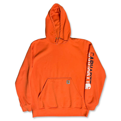 ORANGE CARHARTT HOODIE - L