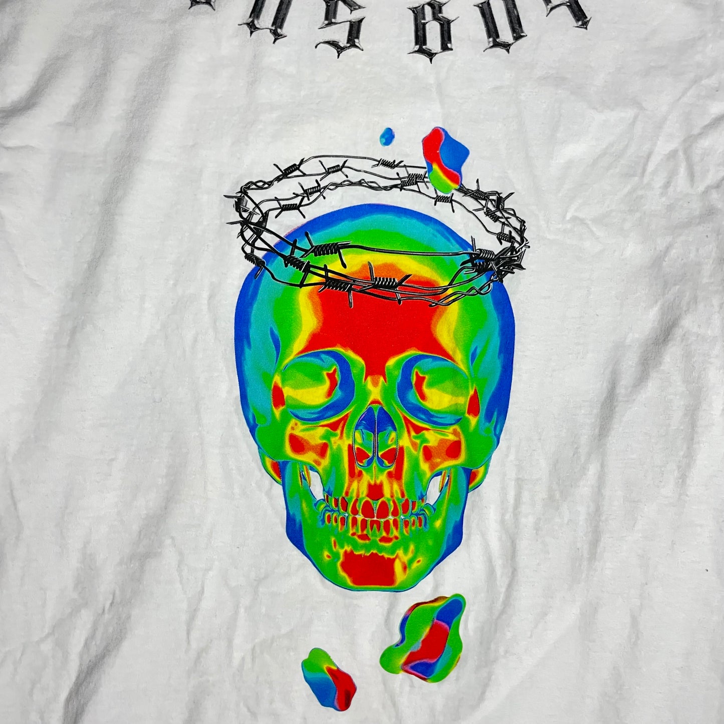 SUS BOY SKULL T SHIRT - L