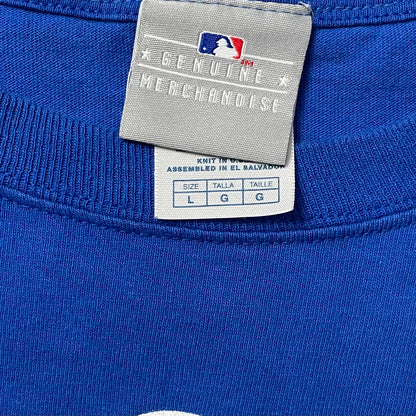 2008 MLB CUBS BASEBALL CAP T SHIRT - L